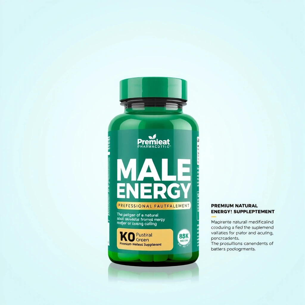 Natural Male Energy Complex supplement bottle